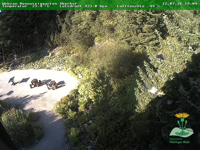 Archived image Webcam Oberhof - Botanical Garden