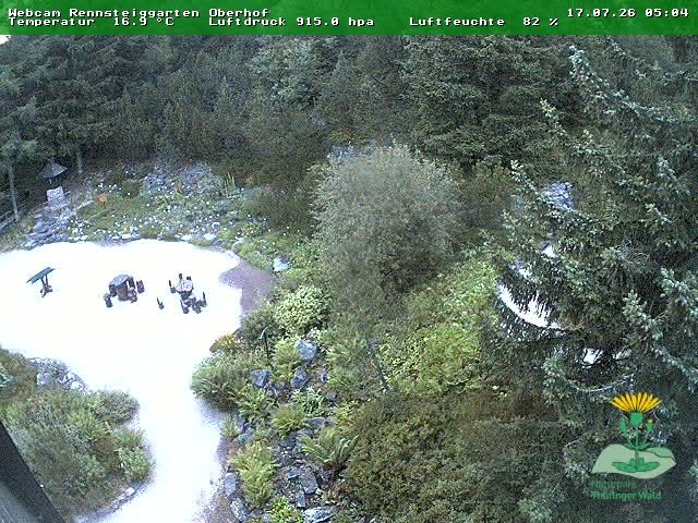 Archived image Webcam Oberhof - Botanical Garden