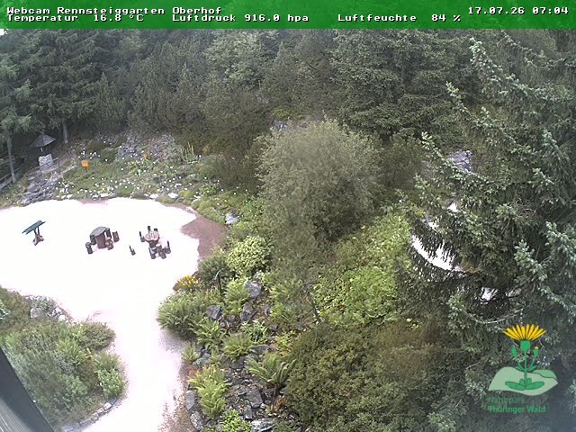 Archived image Webcam Oberhof - Botanical Garden