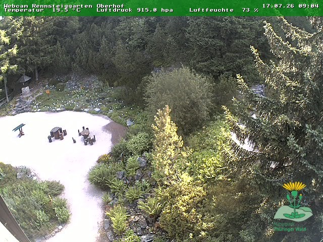 Archived image Webcam Oberhof - Botanical Garden