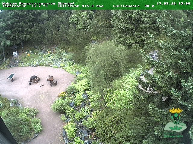 Archived image Webcam Oberhof - Botanical Garden