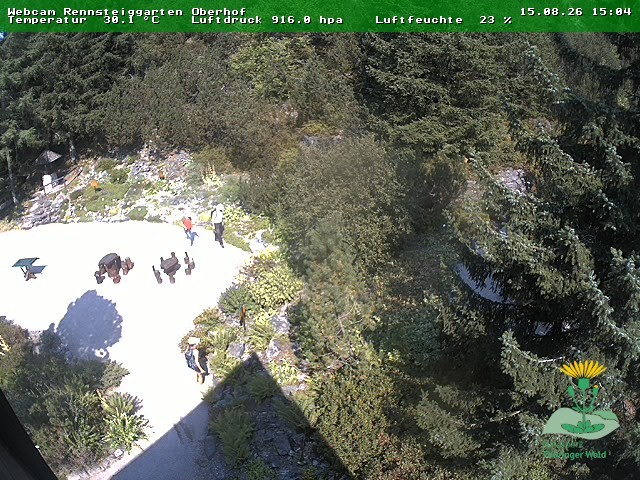 Archiv Foto Webcam Oberhof - Blick in den Rennsteiggarten