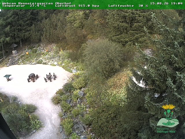 Archiv Foto Webcam Oberhof - Blick in den Rennsteiggarten