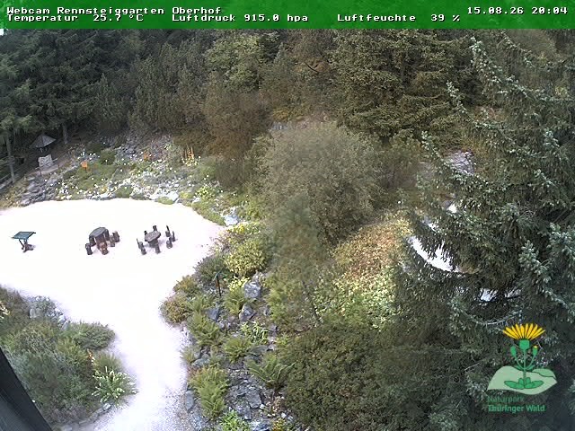 Archiv Foto Webcam Oberhof - Blick in den Rennsteiggarten