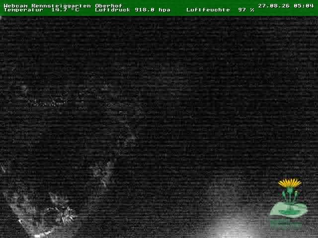 Archiv Foto Webcam Oberhof - Blick in den Rennsteiggarten