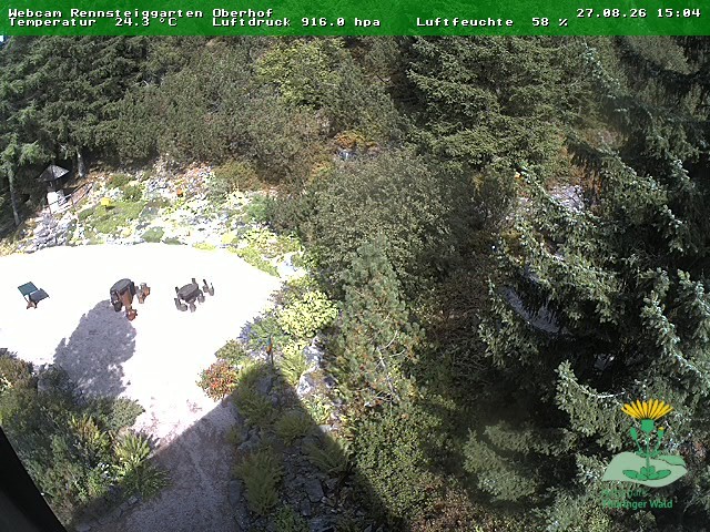 Archiv Foto Webcam Oberhof - Blick in den Rennsteiggarten