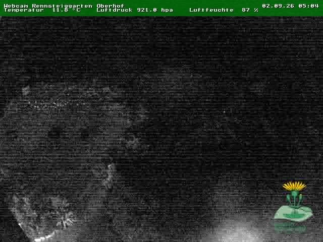 Archiv Foto Webcam Oberhof - Blick in den Rennsteiggarten