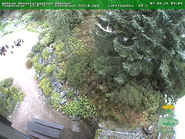 Archived image Webcam Oberhof - Botanical Garden