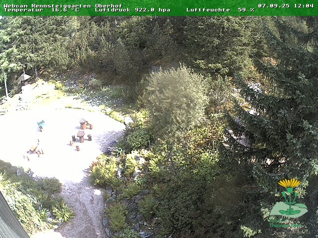 Archived image Webcam Oberhof - Botanical Garden