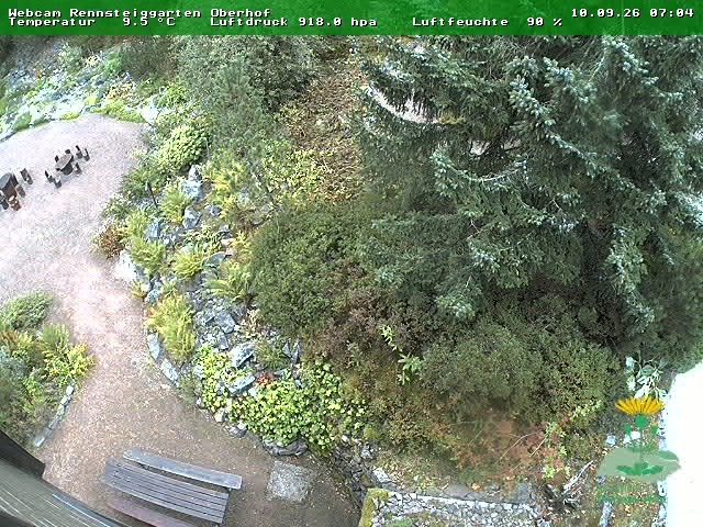Archived image Webcam Oberhof - Botanical Garden