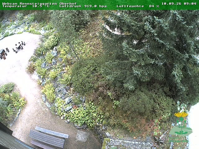 Archived image Webcam Oberhof - Botanical Garden