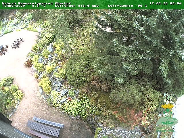 Archived image Webcam Oberhof - Botanical Garden