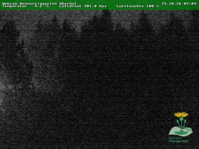 Archiv Foto Webcam Oberhof - Blick in den Rennsteiggarten