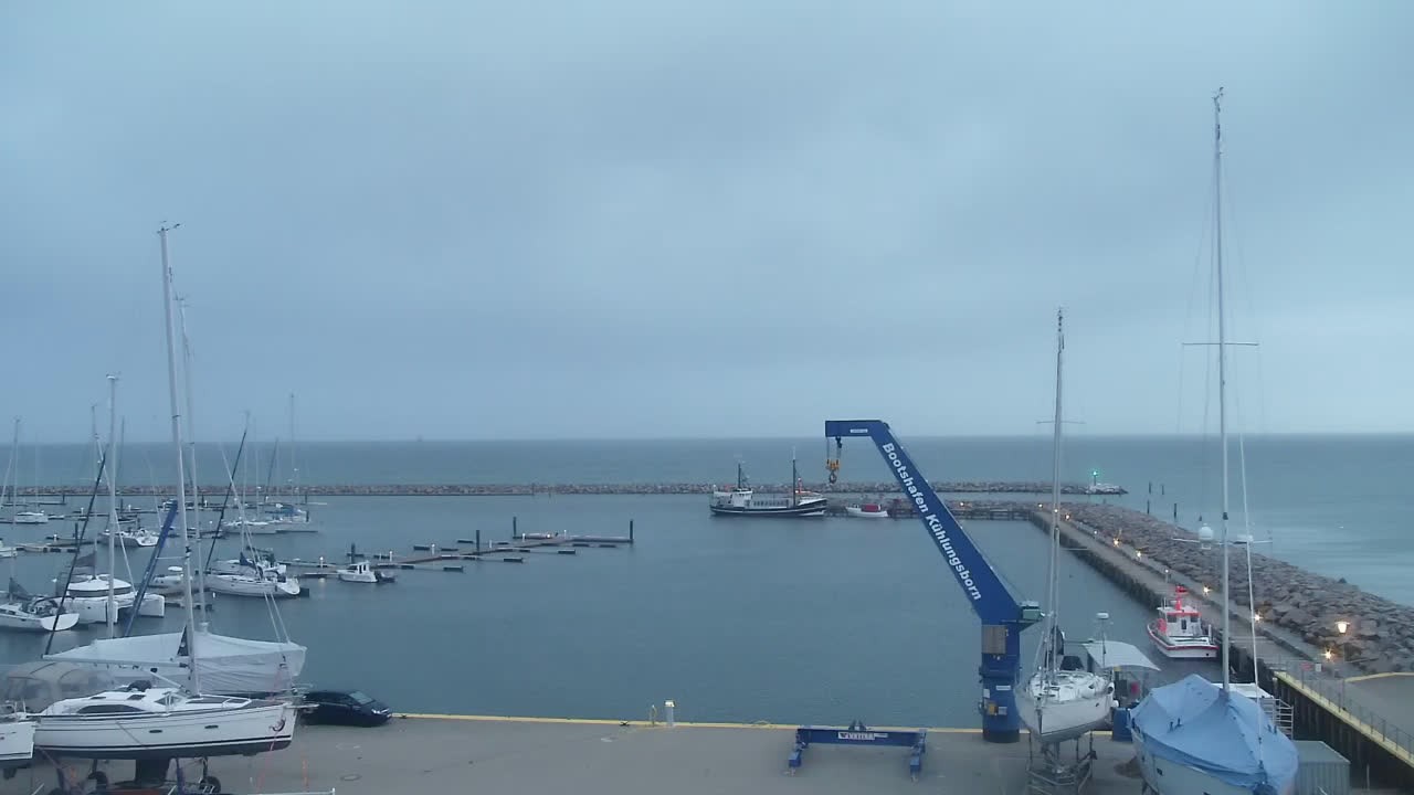 Archived image Webcam Kühlungsborn at the boat harbour