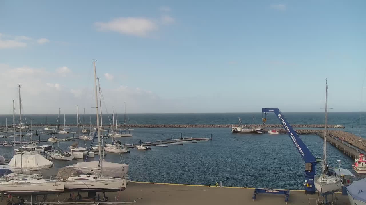Archived image Webcam Kühlungsborn at the boat harbour