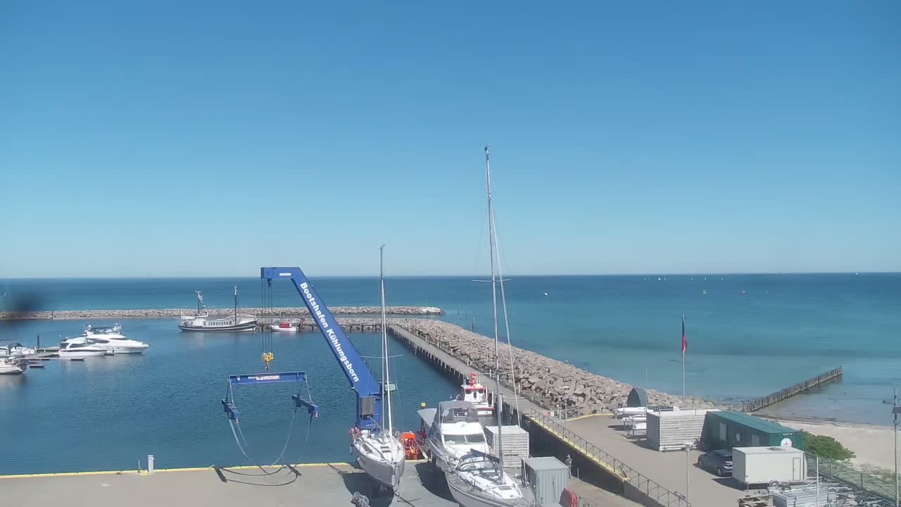 Archiv Foto Webcam Kühlungsborn am Bootshafen