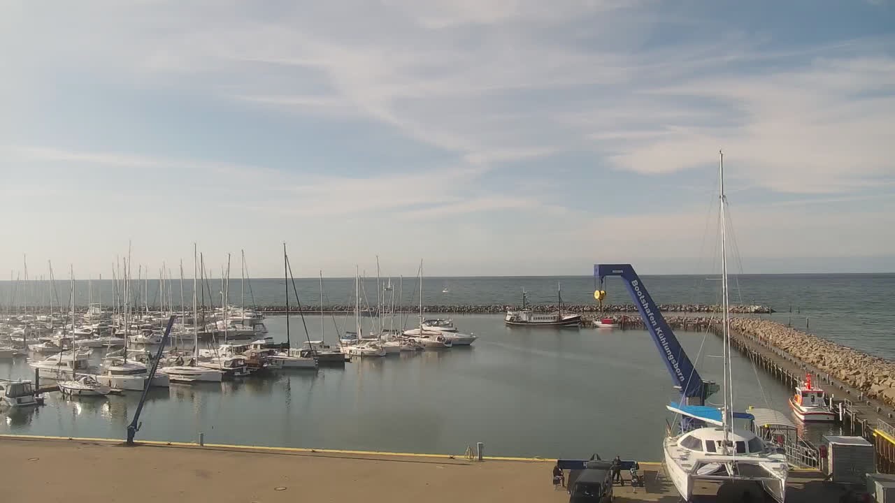 Archived image Webcam Kühlungsborn at the boat harbour