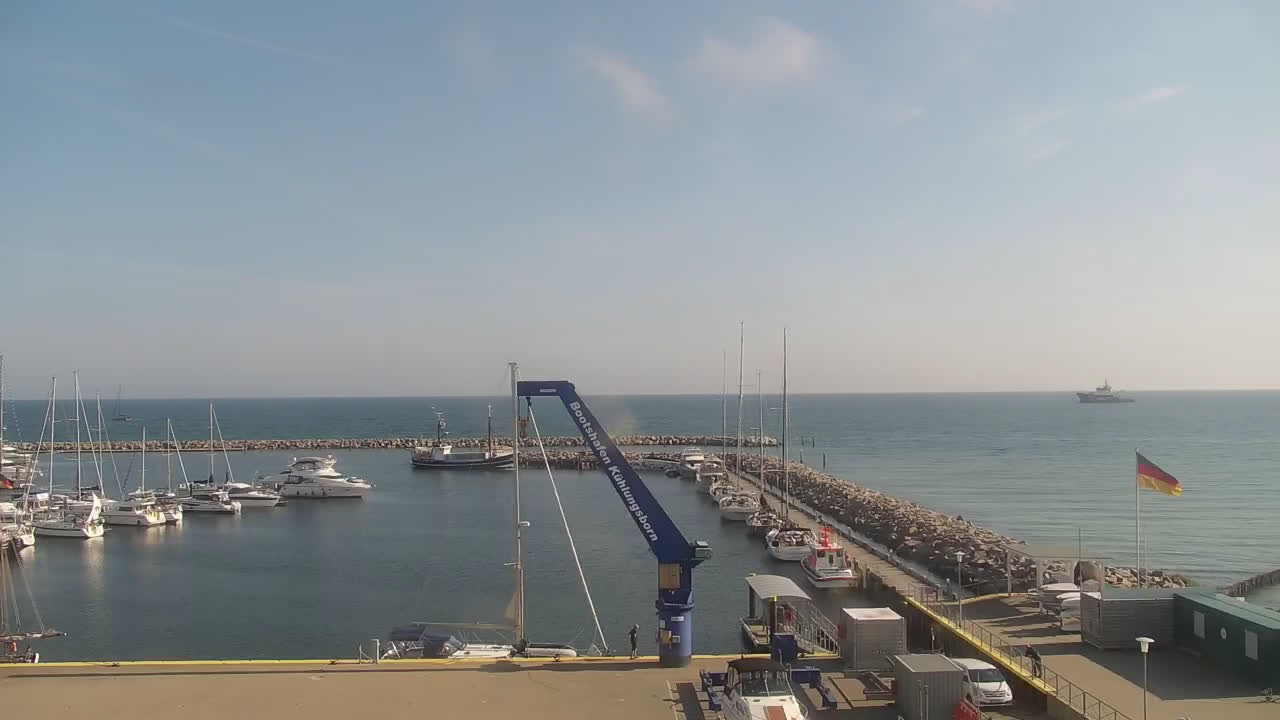 Archived image Webcam Kühlungsborn at the boat harbour