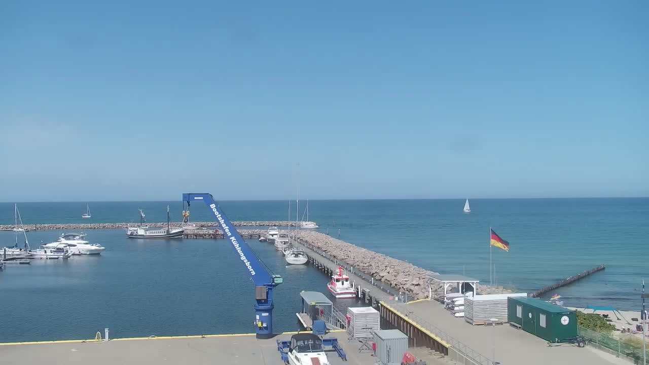 Archived image Webcam Kühlungsborn at the boat harbour