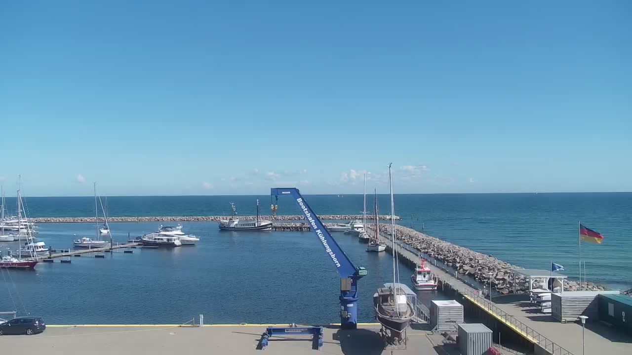 Archived image Webcam Kühlungsborn at the boat harbour