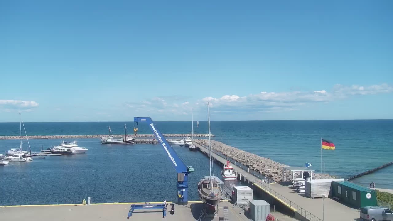 Archived image Webcam Kühlungsborn at the boat harbour