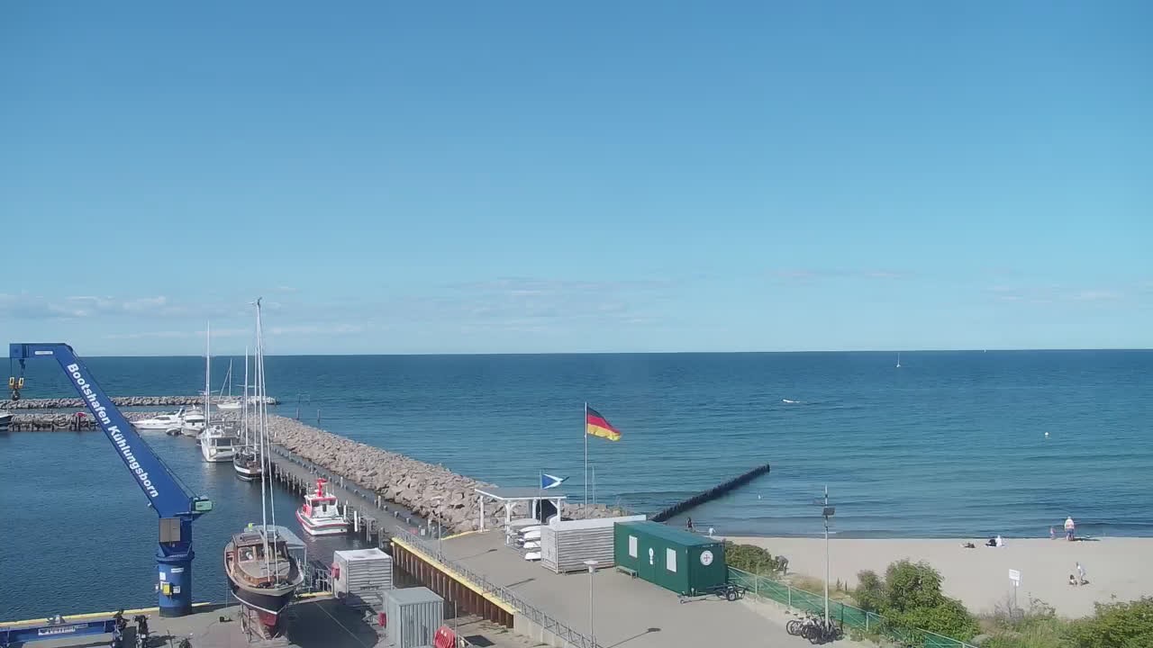 Archived image Webcam Kühlungsborn at the boat harbour