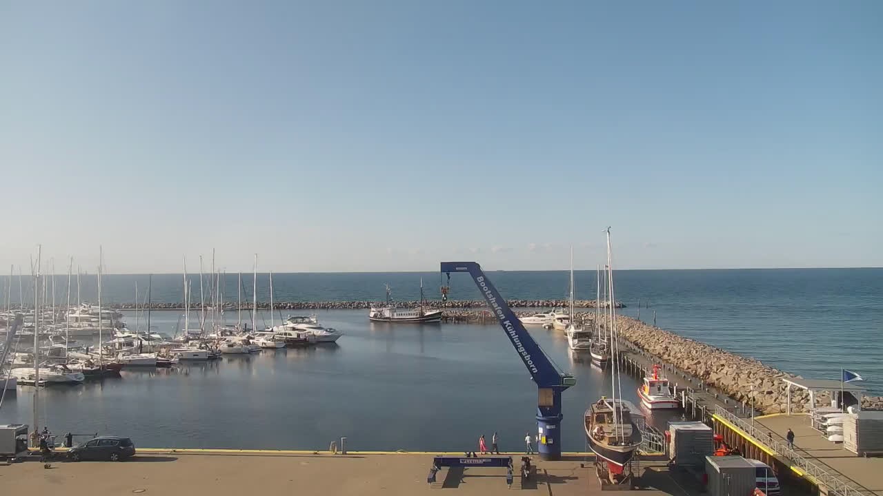 Archived image Webcam Kühlungsborn at the boat harbour