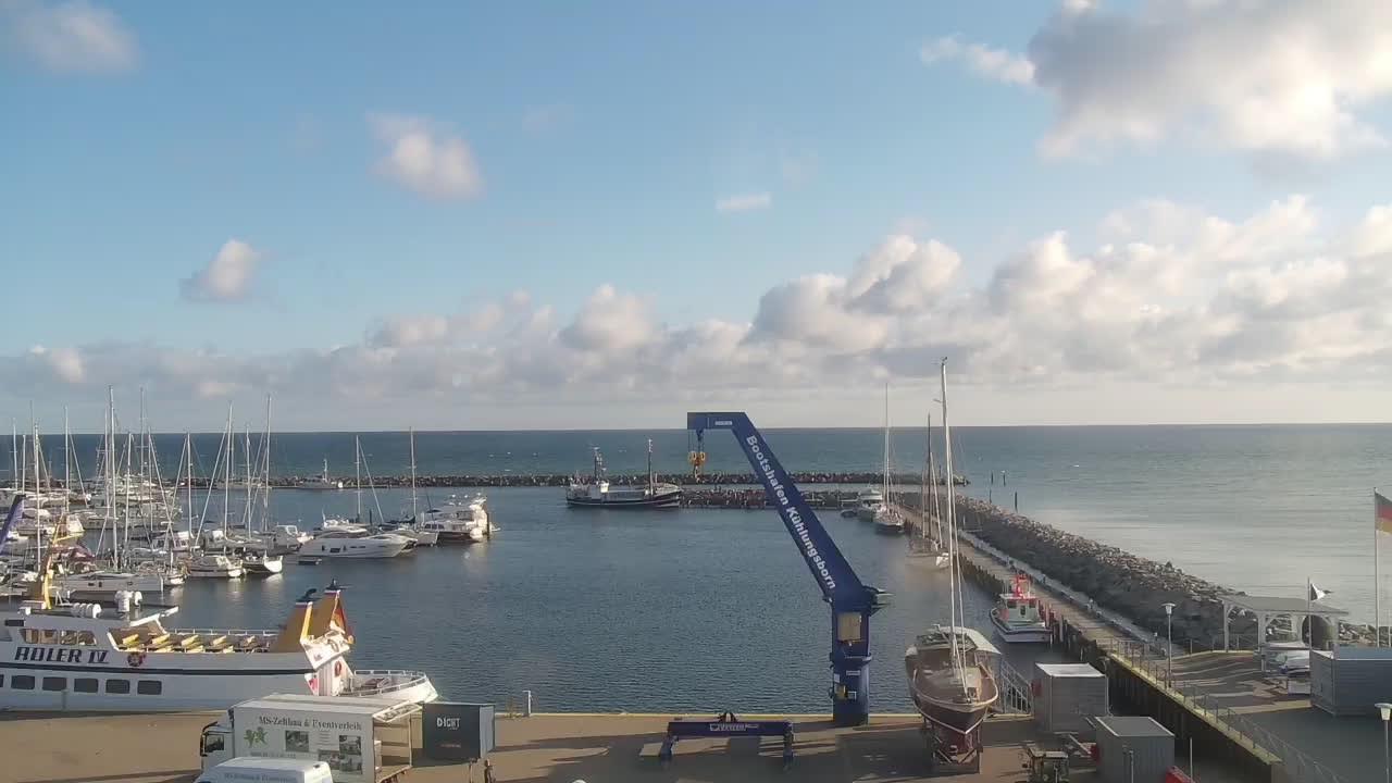 Archived image Webcam Kühlungsborn at the boat harbour