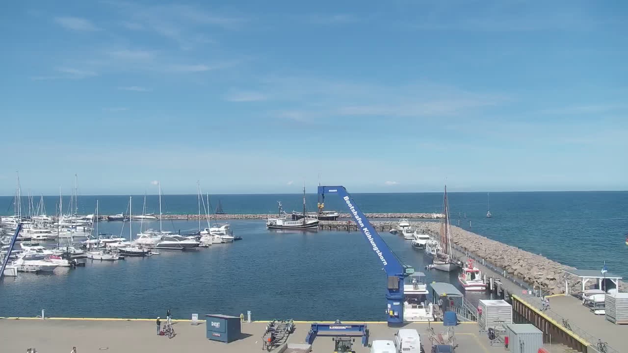 Archiv Foto Webcam Kühlungsborn am Bootshafen