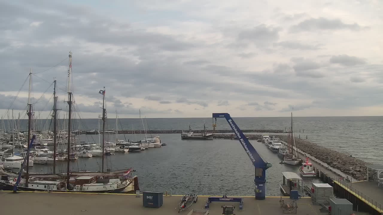 Archived image Webcam Kühlungsborn at the boat harbour