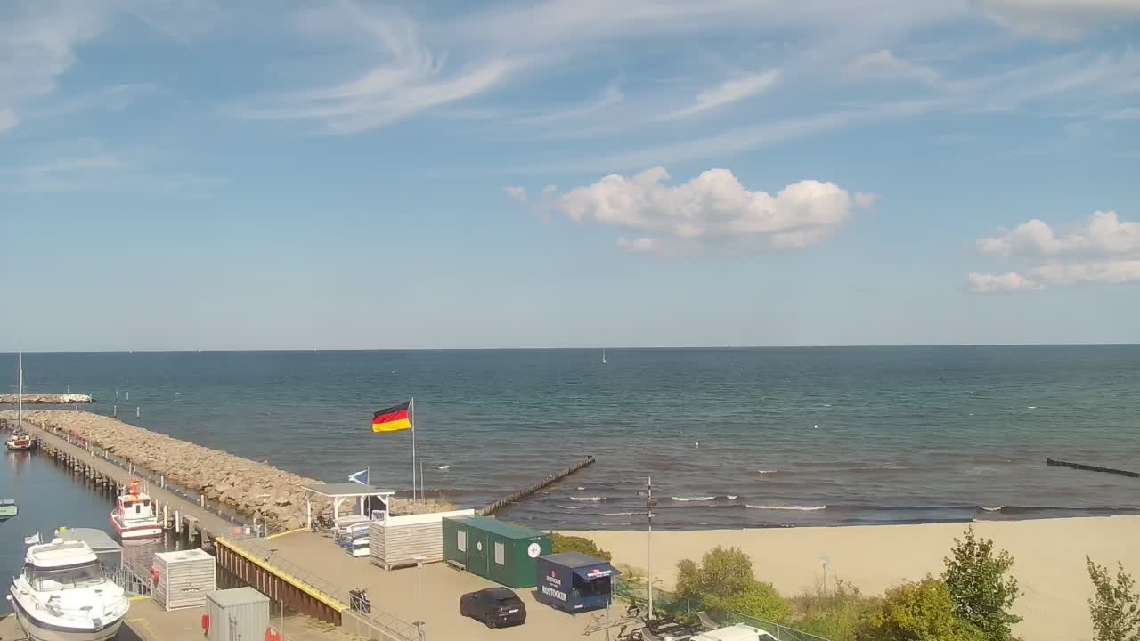 Archiv Foto Webcam Kühlungsborn am Bootshafen