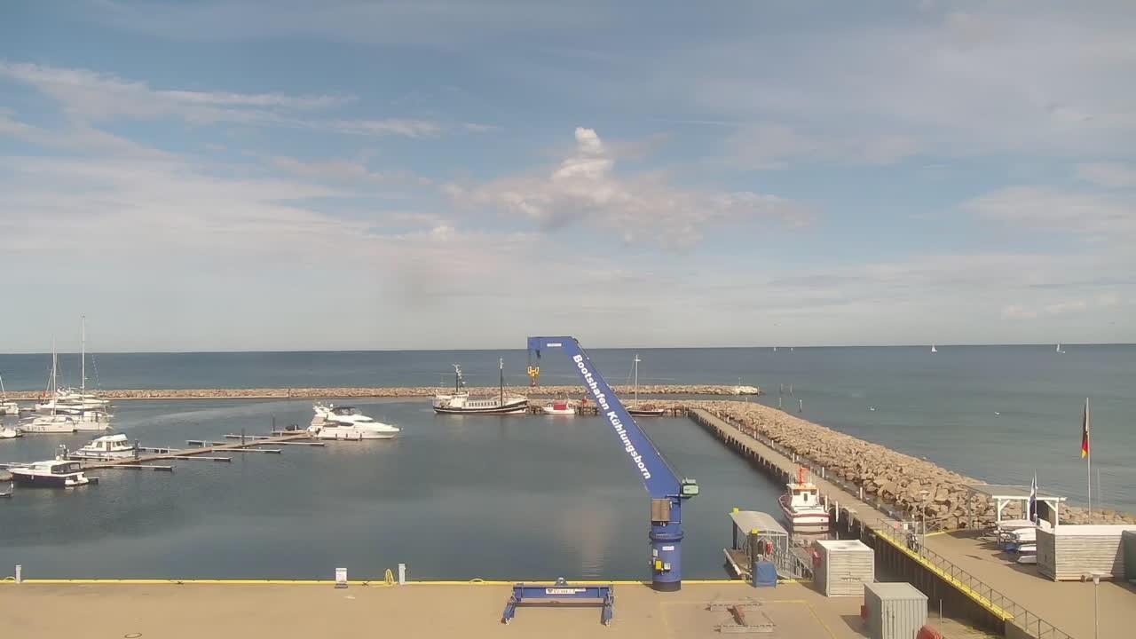 Archiv Foto Webcam Kühlungsborn am Bootshafen
