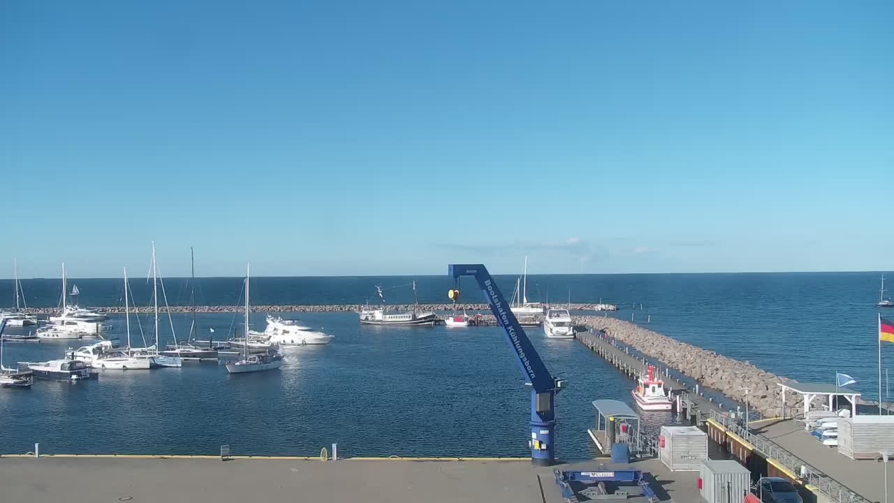 Archiv Foto Webcam Kühlungsborn am Bootshafen