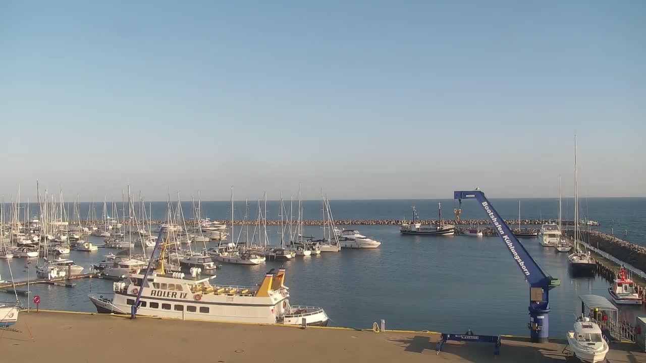 Archiv Foto Webcam Kühlungsborn am Bootshafen