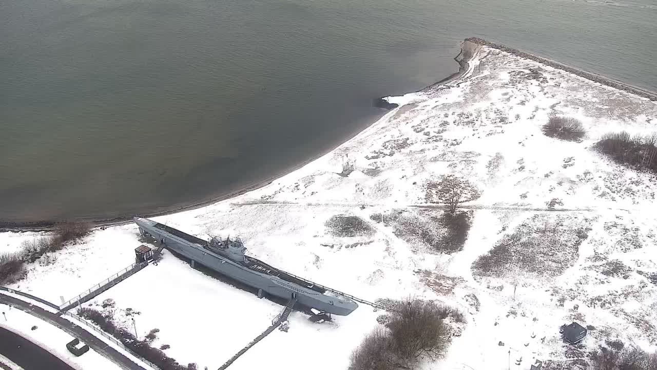 Archiv Foto Webcam Laboe: Blick auf das Museumsschiff