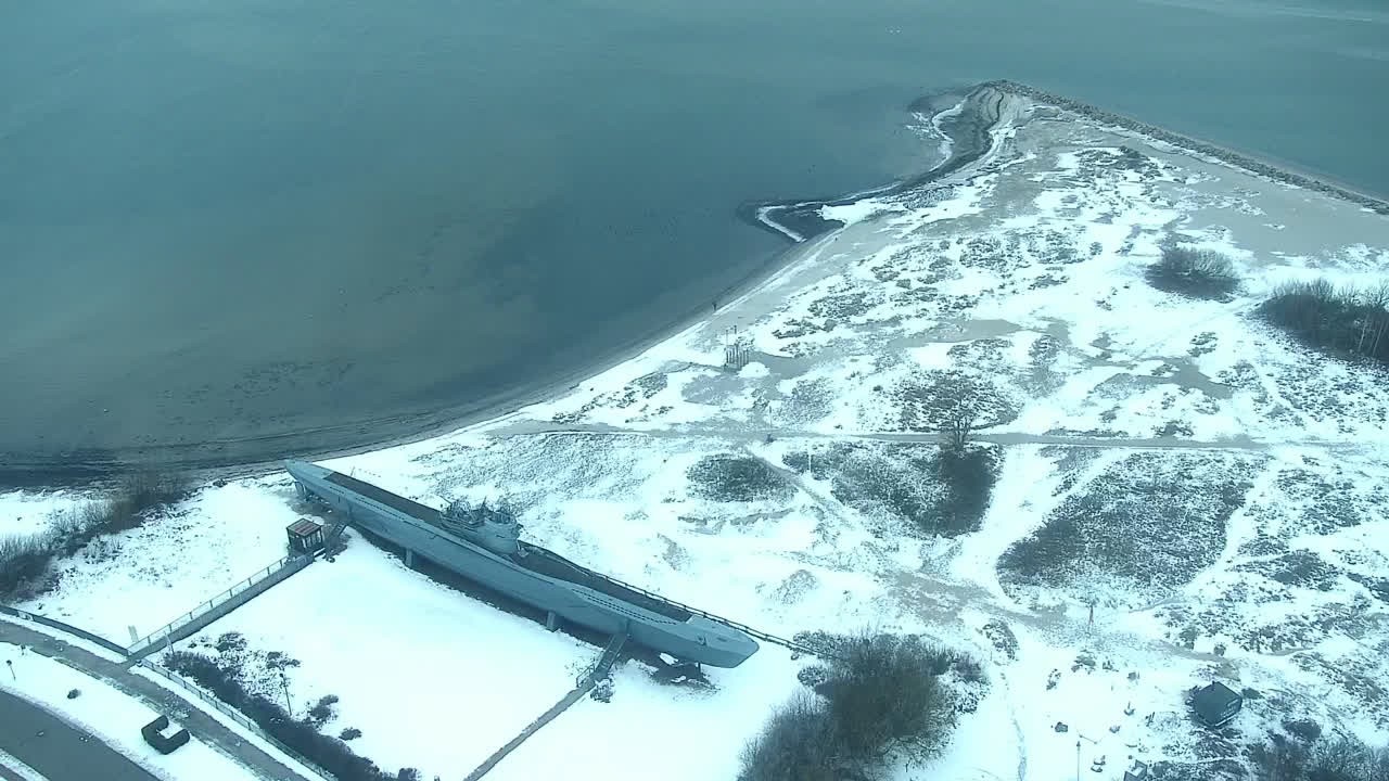 Archiv Foto Webcam Laboe: Blick auf das Museumsschiff