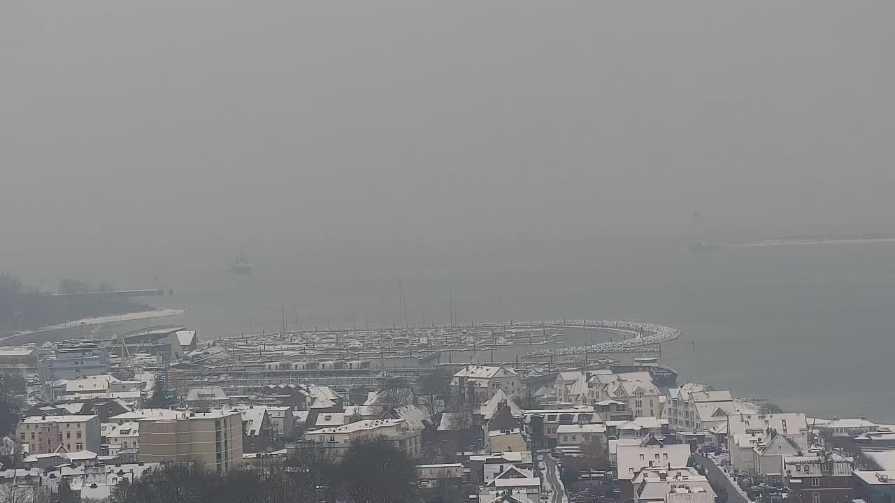 Archiv Foto Webcam Laboe: Blick auf das Museumsschiff