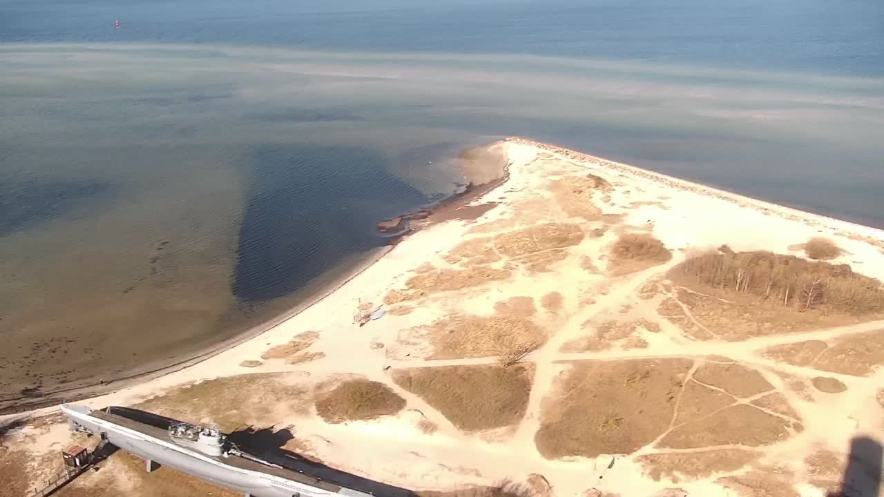Archiv Foto Webcam Laboe: Blick auf das Museumsschiff
