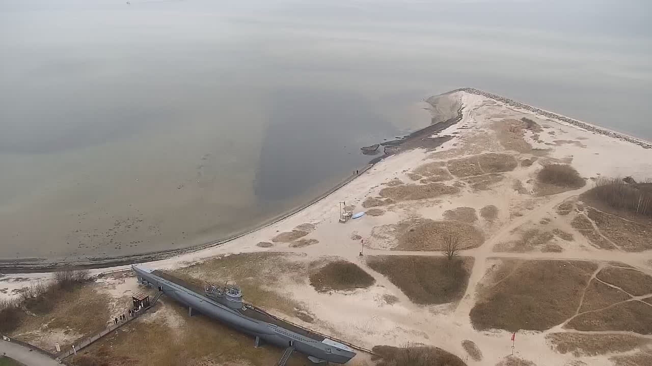 Archiv Foto Webcam Laboe: Blick auf das Museumsschiff