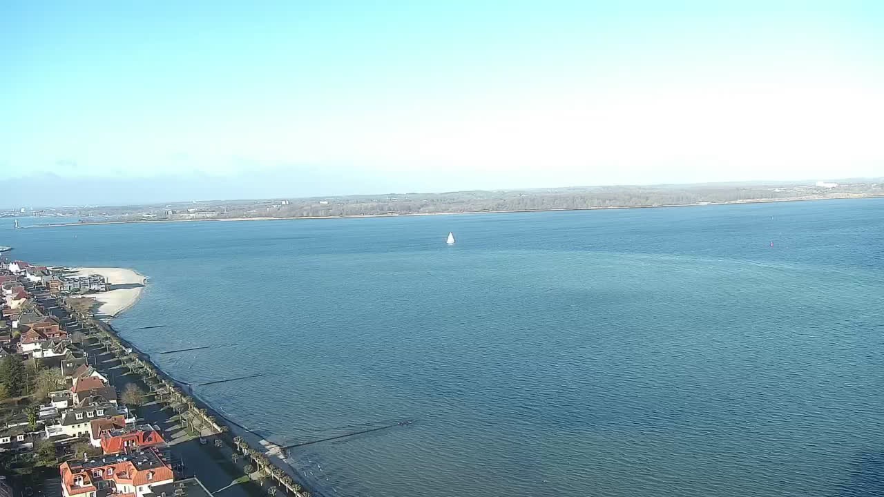 Archived image Webcam Laboe: View of the museum ship