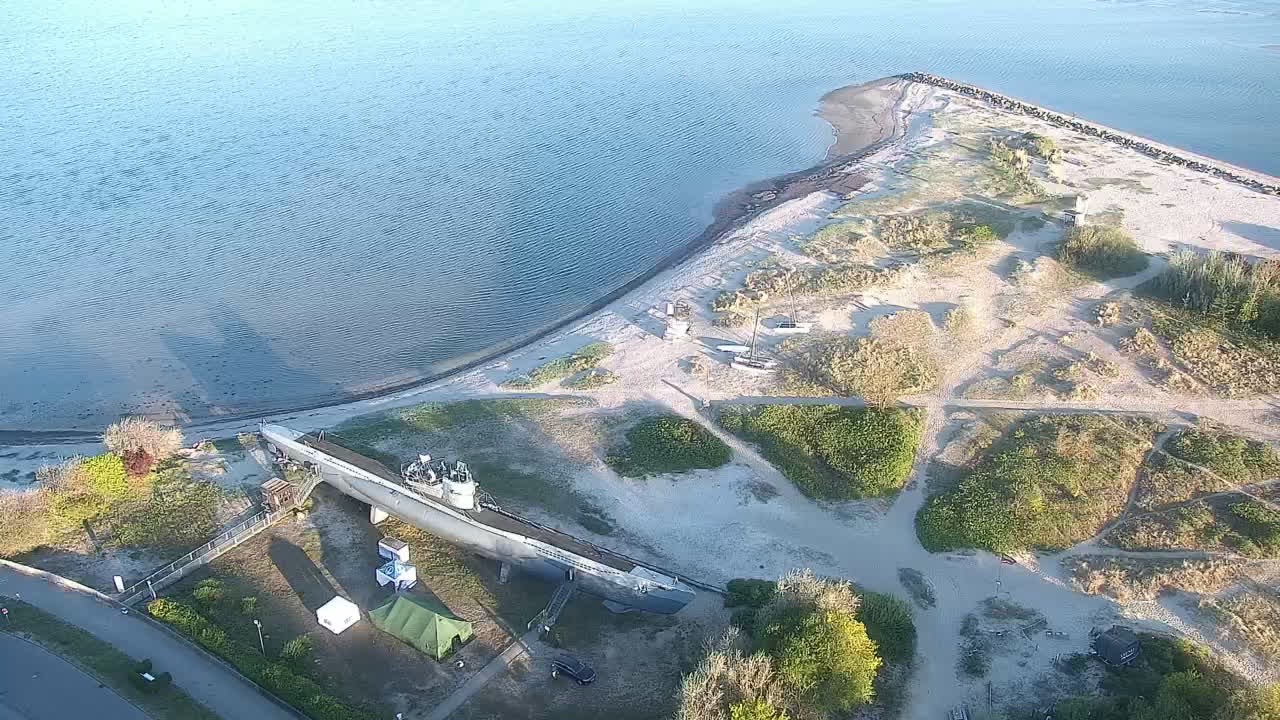 Archiv Foto Webcam Laboe: Blick auf das Museumsschiff