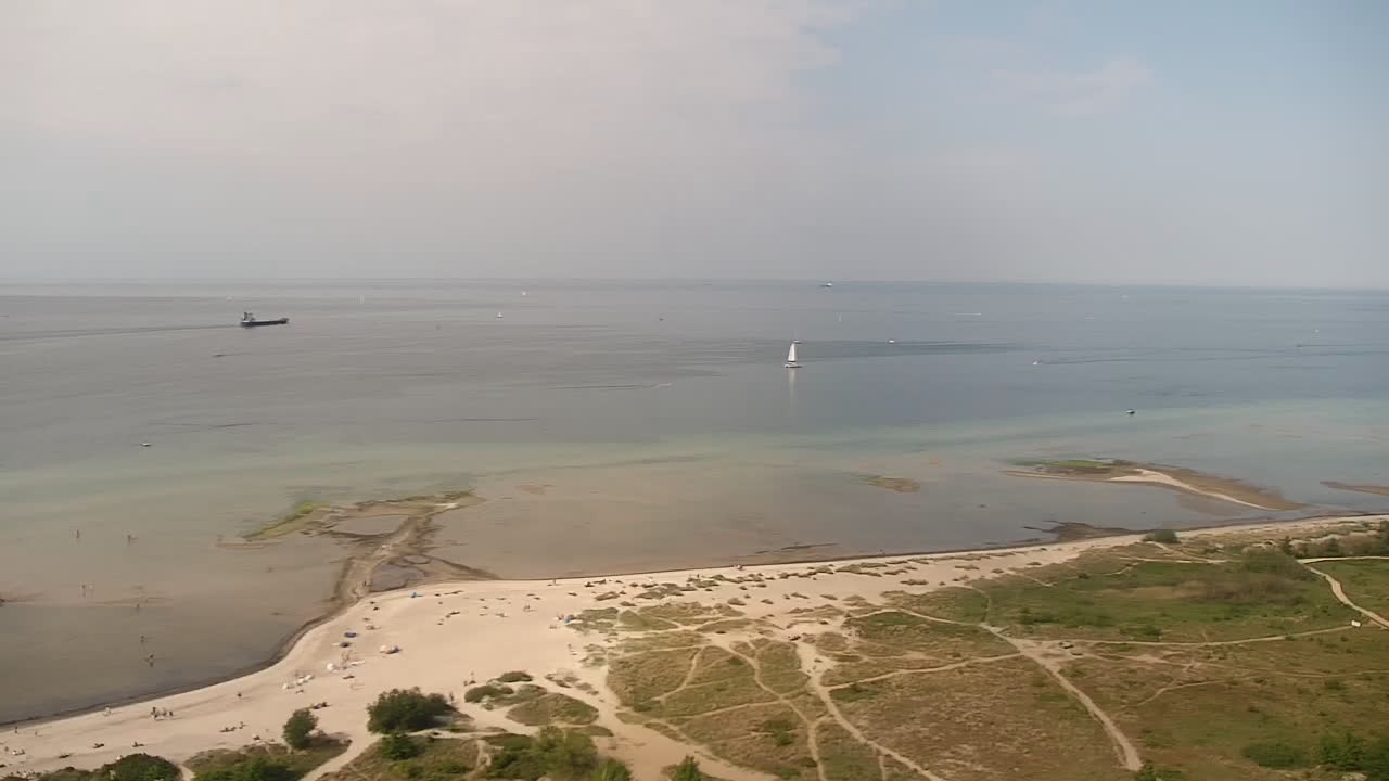 Archived image Webcam Laboe: View of the museum ship