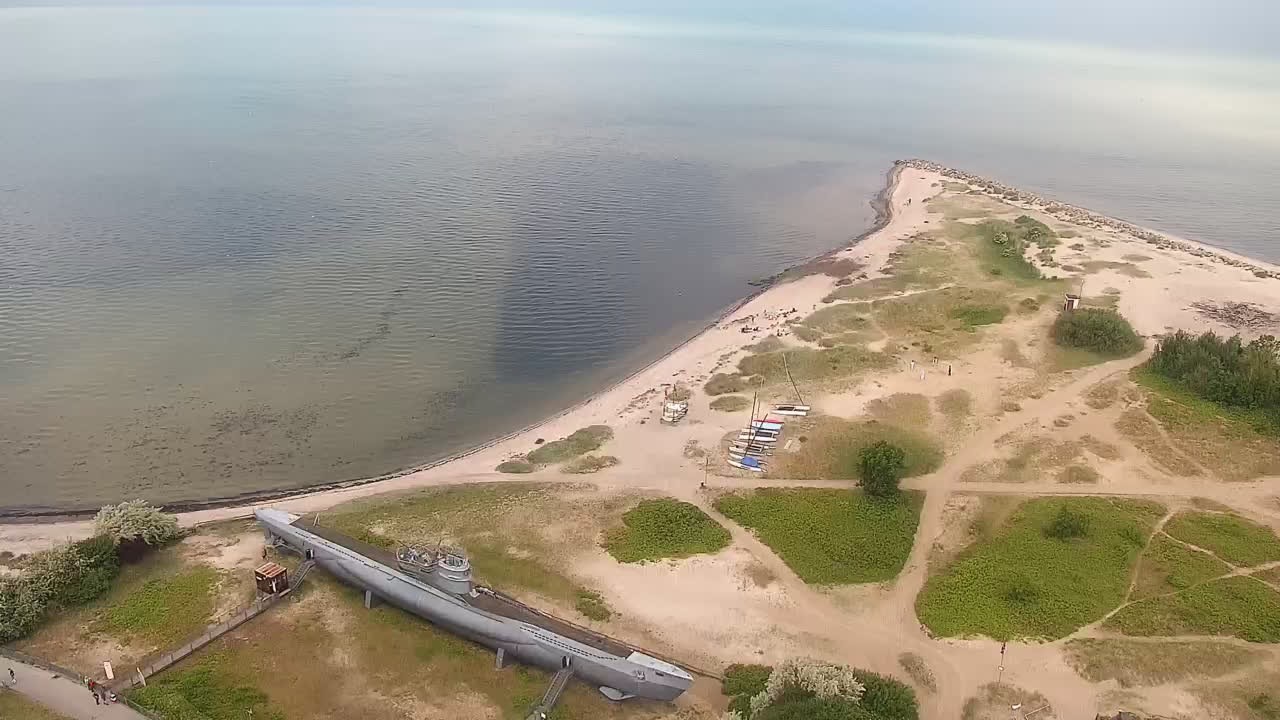 Archiv Foto Webcam Laboe: Blick auf das Museumsschiff