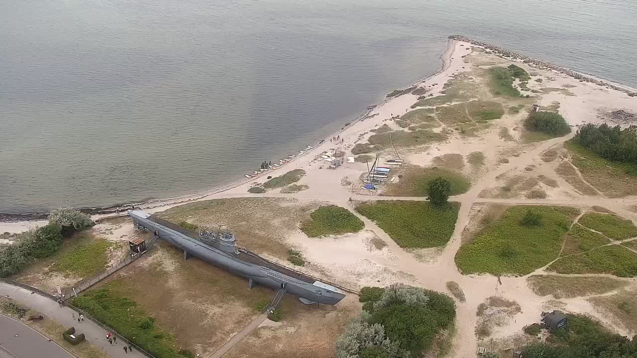 Archiv Foto Webcam Laboe: Blick auf das Museumsschiff