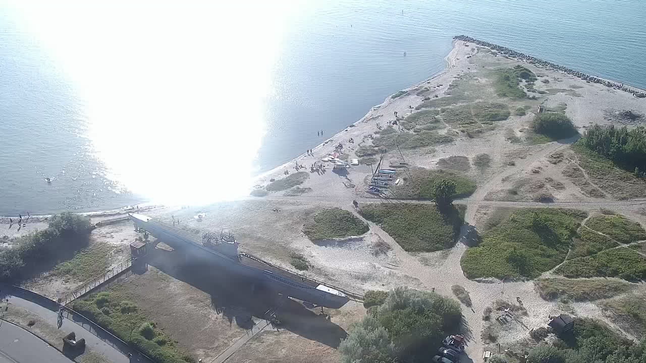 Archiv Foto Webcam Laboe: Blick auf das Museumsschiff
