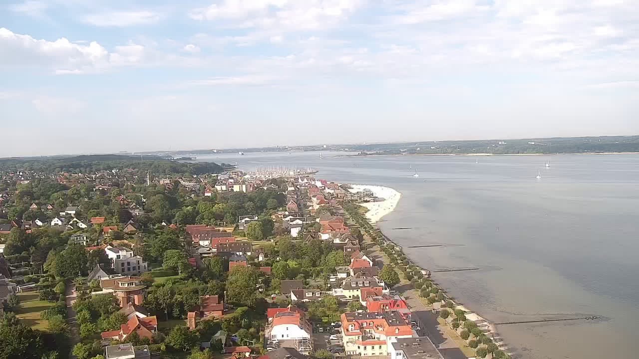 Archiv Foto Webcam Laboe: Blick auf das Museumsschiff