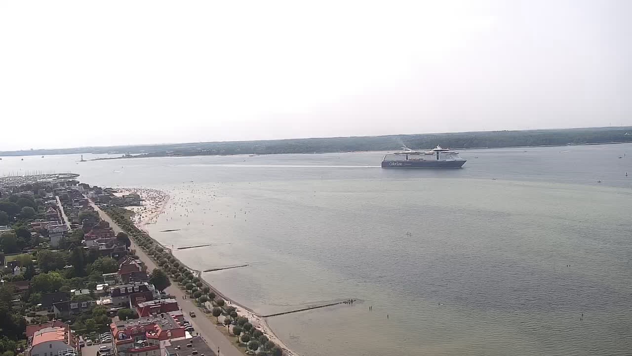 Archiv Foto Webcam Laboe: Blick auf das Museumsschiff