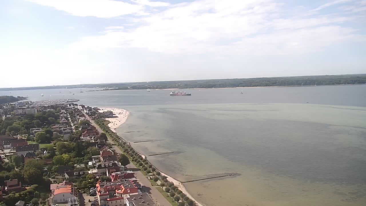 Archiv Foto Webcam Laboe: Blick auf das Museumsschiff