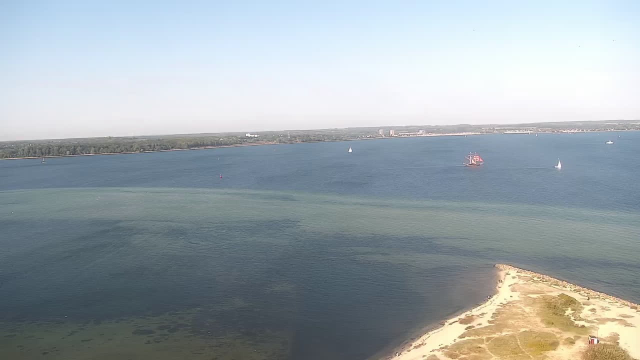 Archiv Foto Webcam Laboe: Blick auf das Museumsschiff
