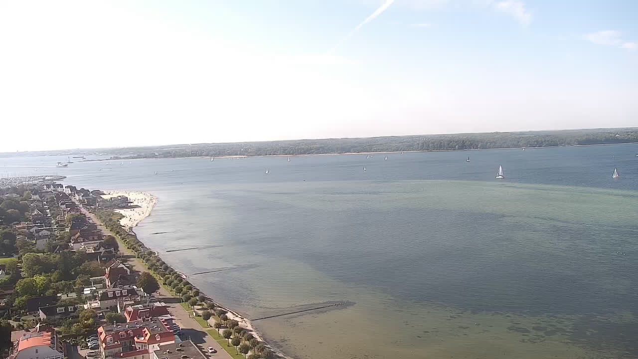 Archiv Foto Webcam Laboe: Blick auf das Museumsschiff